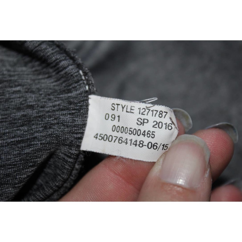 Womens Under Armour Heatgear Compression Capri Gray Blue Cropped Leggings Size M - Picture 5 of 5